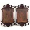 Image 4 : TWO CHIPPENDALE STYLE MAHOGANY FRAMED WALL MIRRORS
