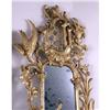 Image 2 : A PAIR OF ORIENTAL STYLE PIERCED CARVED GILT WOOD WALL MIRRORS