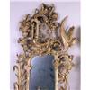 Image 4 : A PAIR OF ORIENTAL STYLE PIERCED CARVED GILT WOOD WALL MIRRORS