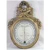 Image 1 : A LOUIS XVI STYLE CARVED GILT WOOD CIRCULAR WALL MOUNTED DIAL BAROMETER