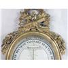 Image 3 : A LOUIS XVI STYLE CARVED GILT WOOD CIRCULAR WALL MOUNTED DIAL BAROMETER
