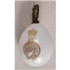 Image 5 : A RUSSIAN PORCELAIN EASTER EGG AND A SMALL ENAMEL ICON OF ST. JOHN