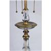 Image 3 : A CRYSTAL AND GILT METAL MOUNTED TABLE LAMP