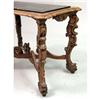 Image 3 : A ENGLISH OAK INSET MARBLE TOP OCCASIONAL TABLE