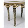 Image 3 : A LOUIS XVI STYLE GILT METAL OVAL GLASS TOP LOW TABLE