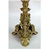 Image 2 : A PAIR OF GILT METAL VICTORIAN THREE LIGHT CANDELABRA