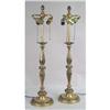 Image 1 : A PAIR OF "STERLING BRONZE COMPANY OF NEW YORK" TABLE LAMPS