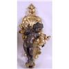 Image 2 : A PAIR OF GILT BRONZE PUTTI WALL SCONCES