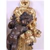 Image 3 : A PAIR OF GILT BRONZE PUTTI WALL SCONCES