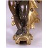 Image 4 : A PAIR OF GILT BRONZE PUTTI WALL SCONCES