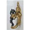 Image 5 : A PAIR OF GILT BRONZE PUTTI WALL SCONCES