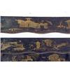 Image 4 : ORIENTAL LACQUER CHINOISERIE DECORATED DISPLAY SHELVES