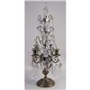 Image 2 : A PAIR OF GILT METAL AND CRYSTAL FOUR- LIGHT CANDELABRA