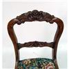 Image 3 : FOUR VICTORIAN WALNUT AND MAHOGANY SIDE CHAIRS