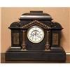 Image 1 : A CLASSICAL REVIVAL STONE MANTLE CLOCK