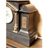 Image 3 : A CLASSICAL REVIVAL STONE MANTLE CLOCK