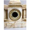 Image 2 : A CLASSICAL REVIVAL WHITE STONE MANTLE CLOCK