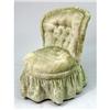 Image 5 : A DIMINUTIVE VICTORIAN CARVED MAHOGANY UPHOLSTERED LOVESEAT