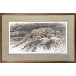 TWO LIMITED EDITION COLOR "WILDLIFE" LITHOGRAPHS