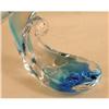 Image 3 : A BLUE GLASS SCULPTURE OF A DOLPHIN