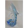 Image 5 : A BLUE GLASS SCULPTURE OF A DOLPHIN