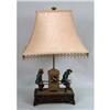 Image 2 : A PAIR OF DECORATIVE MONKEY MOTIF TABLE LAMPS