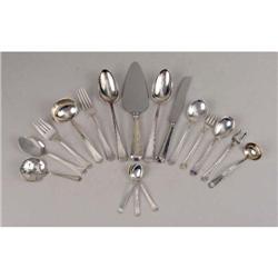 A GORHAM "FAIRFAX" PATTERN (1910) STERLING SILVER PARTIAL FLATWARE SERVICE