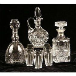 A GROUP OF BACCARAT BARWARE