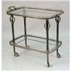 Image 1 : A GLASS TOP SERVING CART