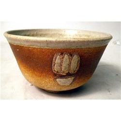 A GLAZED REDWARE BOWL