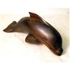 Image 3 : A CARVED WOOD FIGURE OF A WATER BUFFALO AND ONE OF A DOLPHIN