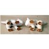Image 4 : TWO WHITE GLAZED FIGURAL REDWARE CATS
