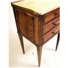 Image 2 : A LOUIS XVI MARBLE TOP WALNUT CHIFFONIER