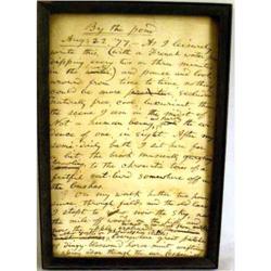 AN ORIGINAL TRANSCRIPT BY WALT WHITMAN