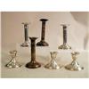 Image 1 : A GROUP OF STERLING SILVER CANDLESTICKS