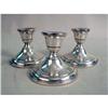 Image 3 : A GROUP OF STERLING SILVER CANDLESTICKS