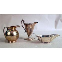 A SANBORNS, MEXICO STERLING SILVER CREAM JUG
