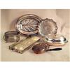 Image 1 : A GROUP OF SILVER PLATED ITEMS