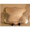 Image 3 : A SILVER PLATED DOUBLE HANDLED TRAY