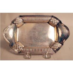 A GORHAM STERLING SILVER RECTANGULAR TRAY