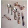 Image 1 : A GROUP OF STERLING SILVER YOUTH FLATWARE