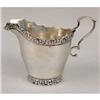 Image 5 : A DOMINICK & HAFF STERLING SILVER CIRCULAR BOWL, OPEN SUGAR BOWL AND CREAM JUG