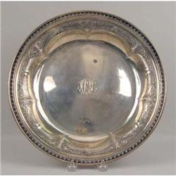 A TOWLE "FRENCH" PATTERN STERLING SILVER CIRCULAR BOWL