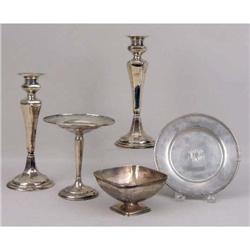 A GROUP OF STERLING SILVER ITEMS
