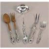 Image 8 : A GORHAM "DECOR" PATTERN STERLING SILVER FLATWARE SERVICE