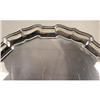 Image 2 : A FRANK SMITH "CHIPPENDALE" PATTERN STERLING SILVER PIE-CRUST BORDER CIRCULAR TRAY
