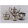 Image 1 : A FOUR PIECE AMERICAN SILVER TEA SERVICE