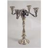 Image 2 : A PAIR OF INTERNATIONAL WEIGHTED STERLING SILVER CANDLESTICKS WITH DETACHABLE FOUR-BRANCH CANDELABRA