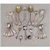 Image 1 : A GROUP OF STERLING SILVER AND SILVER-PLATE FLATWARE