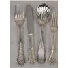 Image 3 : A TOWLE "OLD COLONIAL" PATTERN (1895) STERLING SILVER PARTIAL FLATWARE SERVICE